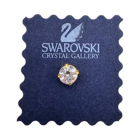Swarovski Red Crystal Gold Tone Necklace