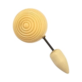 Bakelite Vintage Plastic Orange Pin