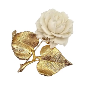 Accessocraft Rose Gold Tone Brooch