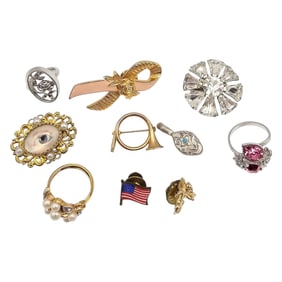 Lot Variety Rhinestone Jewelry