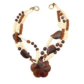 Bernard Bone Carved Necklace