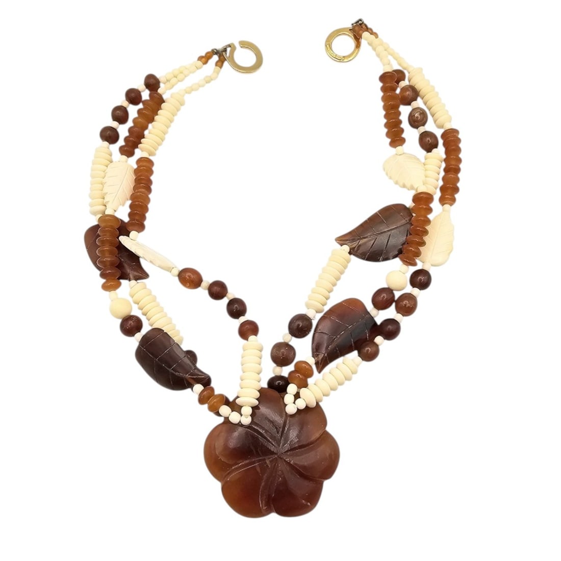 Bernard Bone Carved Necklace: Bernard Bone Carved Necklace