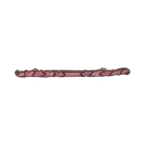 Czech Vintage Pink Enamel Bar Pin