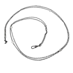 Czech Vintage Rhinestone Watch Chain