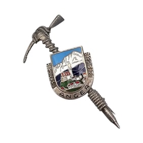 ANGER Enamel Brooch