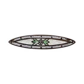 Czech Vintage Enamel Brooch
