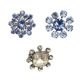 Vintage Rhinestone Lot Brooches