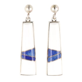 Tracy Peshlakai Navajo Sterling Multi-Stone Inlay Necklace