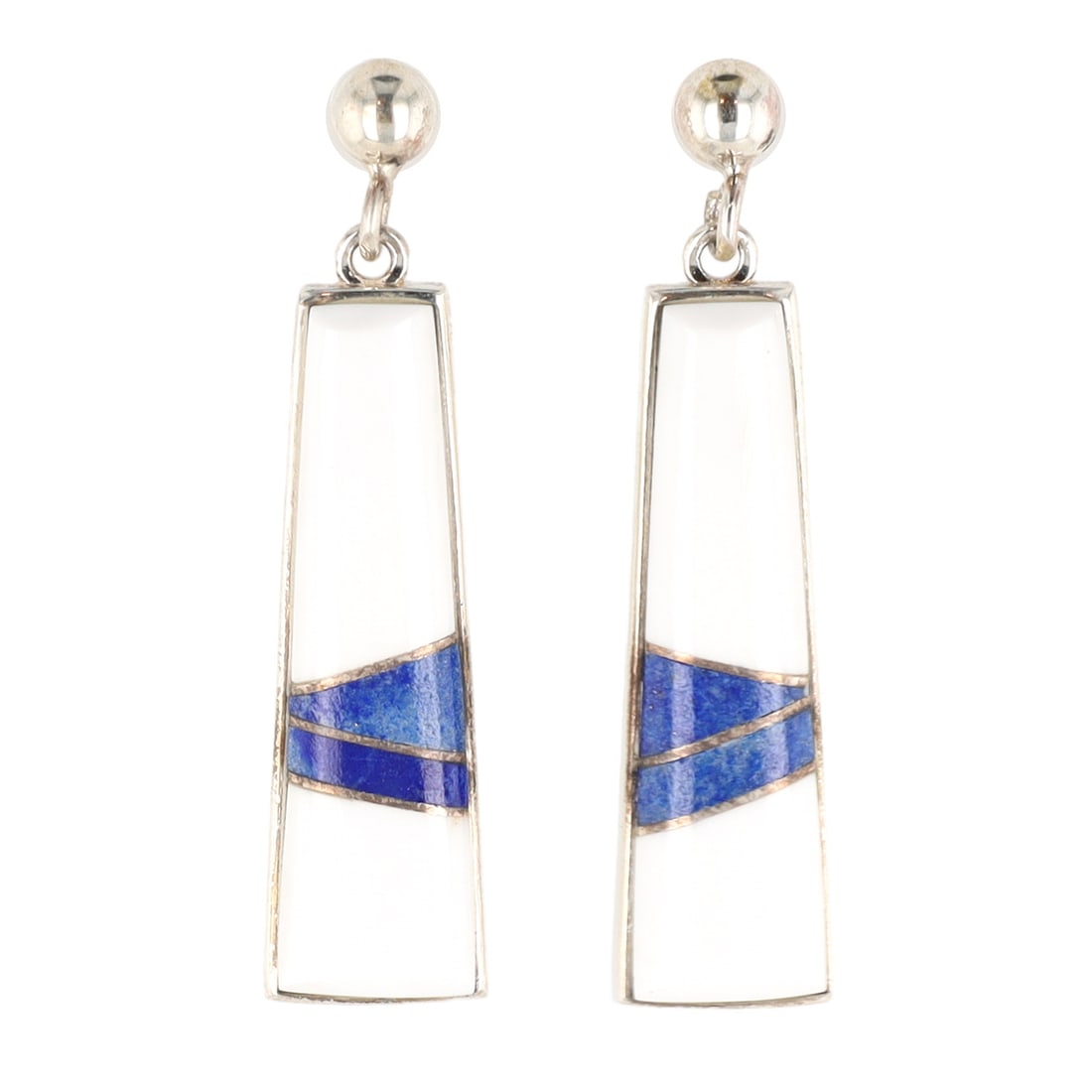 Tracy Peshlakai Navajo Sterling Multi-Stone Inlay Necklace (1 of 5)