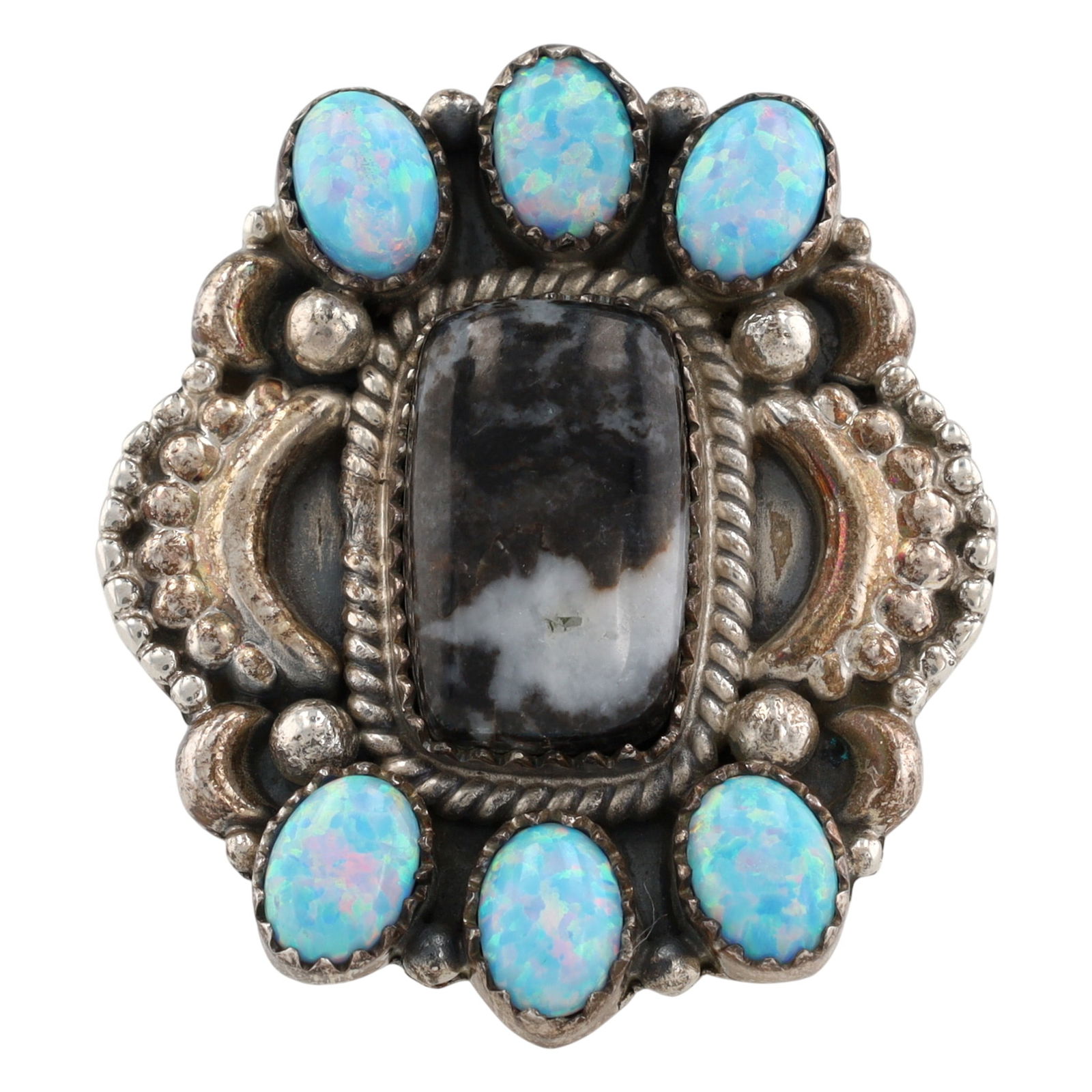 HaDa Collection Sterling Silver Multi-Stone Cluster Ring (1 of 7)