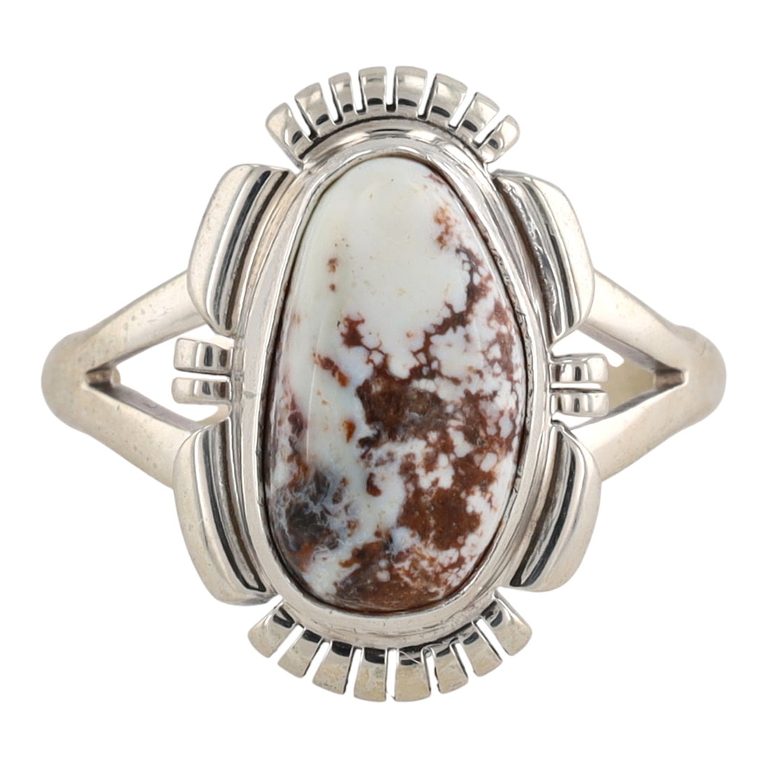 Larry Yazzie Navajo Sterling Dry Creek Turquoise Ring (1 of 9)