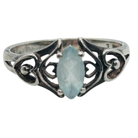 NV Topaz, Sterling Ring Size 7, 2.18 G