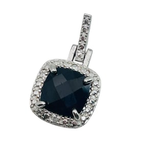 DBJ Sapphire, Sterling Pendant 1.61 G