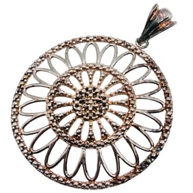 Milor Italy, Sterling Round Pendant 11.98 G