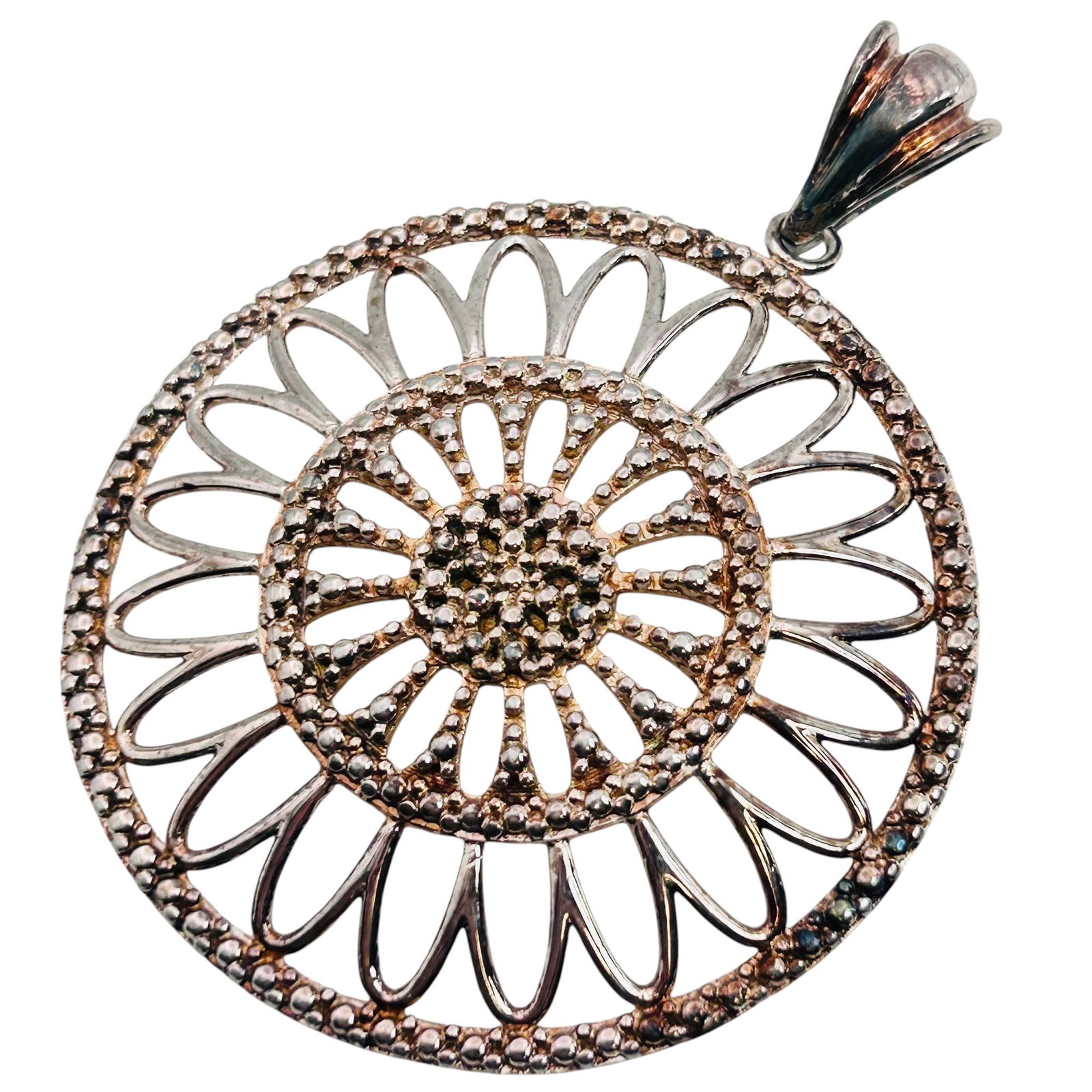 Milor Italy, Sterling Round Pendant 11.98 G (1 of 5)