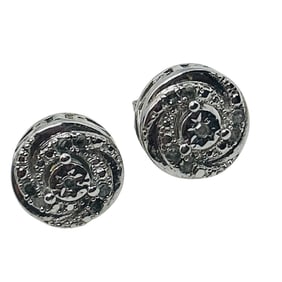 OTC Diamond Sterling Stud Earrings 2.04 G