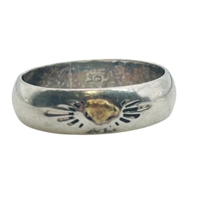 Southwest Sterling Band Ring Size 5, 2.4 G