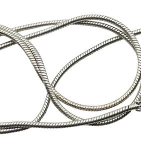 Sterling Round Chain Necklace 4.14 G