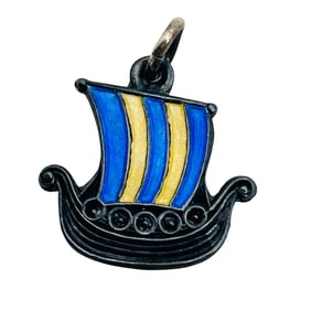 OPRO Norway Sterling Ship Pendant 1.81 G
