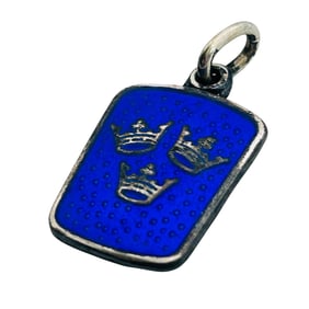 OPRO Norway, Sterling Three Crown Pendant 1.38g