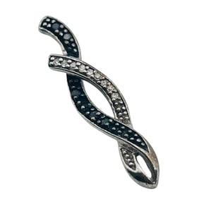 JWBR Sapphire Sterling Infiniti Pendant .94 G