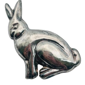 Mexico, Sterling Bunny Brooch/Pendant 19.8 G