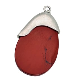 RLM Studio Carnelian Sterling Oval Pendant 4.28 G