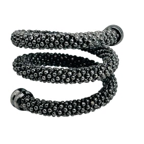 Italy Spiral Popcorn Chain Ring Size 6, 6.34 G