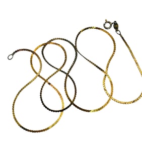 Italy Sterling Serpentine Chain Necklace, 3.76g