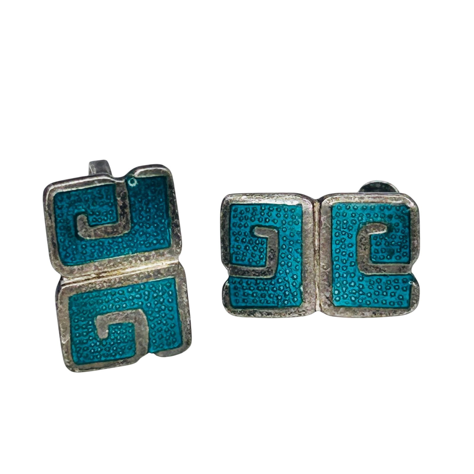 Margo De Taxco 54-03 Screwback Earrings 6.28 G: Margo De Taxco 54-03 Screwback Earrings 6.28 G