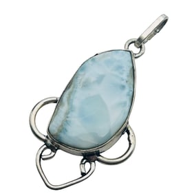 LARIMAR Sterling, Modern Pendant 7.03 G
