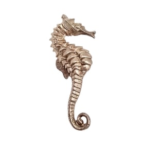 Sterling Silver Seahorse Pendant, 10.4 G