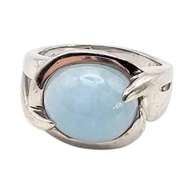 Quartz Ring in Sterling Silver, Size 6.5
