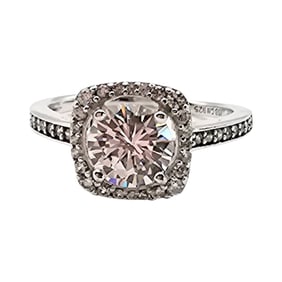 IBB Cubic Zirconia Sterling Silver Ring Size 7.5