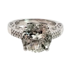 Karis Sterling Silver Aquamarine Ring, Size 7
