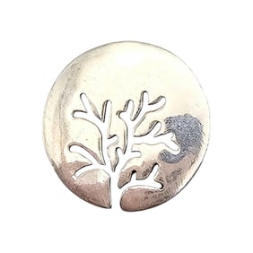 Sterling Silver Tree Design Pendant, 3.8g