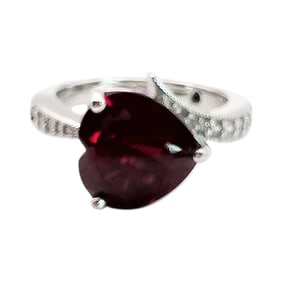 Vanna K Sterling Silver Cubic Zirconia Ring in Size 6, 5.2 G
