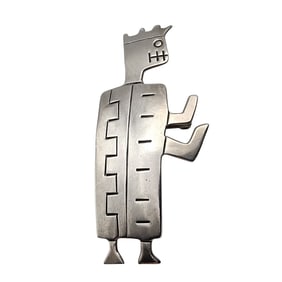 Navajo Sterling Kachina Brooch