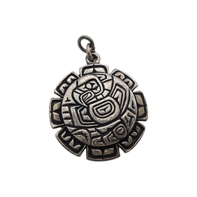 Richard Shorty First Nation Indian Sterling Eagle Pendant