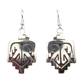 Jerman Dagarito Navajo Sterling Thunderbird Earrings