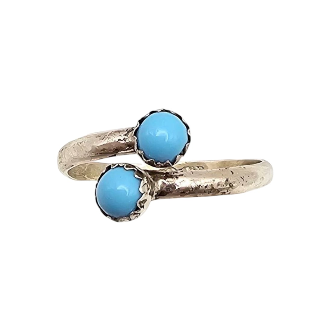 Sterling Kingman Turquoise Adjustable Ring by Linda Yazzie (1 of 5)