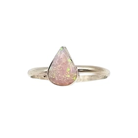 Sterling Zuni Opal Ring by Angie Rosetta, Size 5