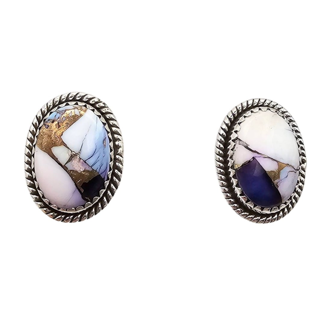 Hada Collection Sterling Violet Dahlia Earrings (1 of 5)