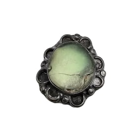 Navajo Sterling Ring With Turquoise Stone sz 5.75