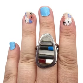 Navajo Cobblestone Sterling Ring