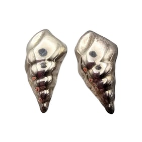 Sterling Mexico TM-101 Seashell Earrings