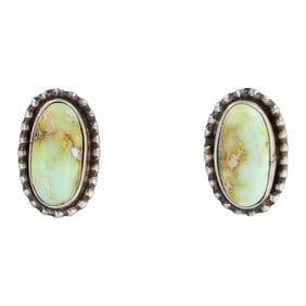 Betta Lee Navajo Palomino Sterling Earrings