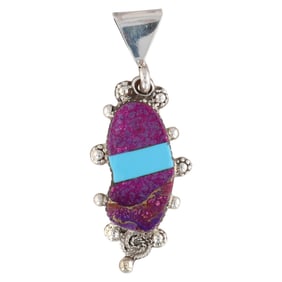 Maxx Laate Zuni Sterling Mojave Pendant