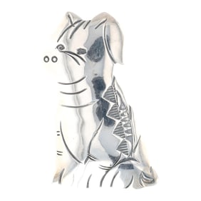 Lambert Perry Navajo Sterling Pig Brooch