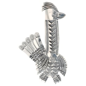 Limbert Perry Navajo Sterling Silver Bird Brooch Pin